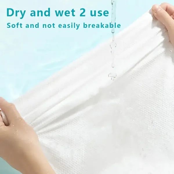 6pcs Portable Disposable Towels, Thickened, Separately Packaged, Soft And Light Beige-Friendly, Highly Absorbent, Suitable For Business Travel, Home Use, Pool Parties, Gym, Office, Vacation, Camping,