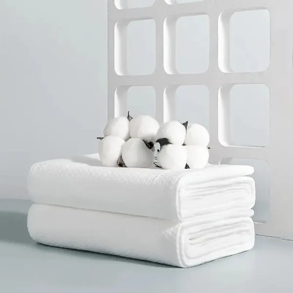 6pcs Portable Disposable Towels, Thickened, Separately Packaged, Soft And Light Beige-Friendly, Highly Absorbent, Suitable For Business Travel, Home Use, Pool Parties, Gym, Office, Vacation, Camping,